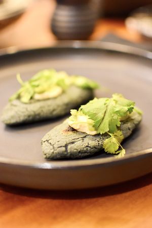 Tlacoyos at The House of AïA in Playa Del Carmen