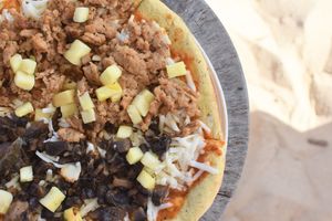 Pizza at The House of AïA in Playa Del Carmen