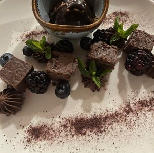 Brownies at The House of AïA in Playa Del Carmen