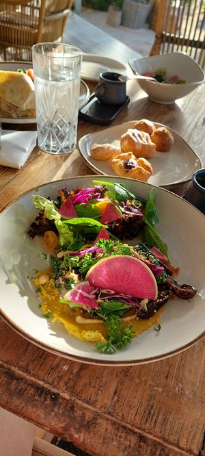 Breakfast at Su Casa - Nomlette with shiitake at The House of AïA in Playa Del Carmen