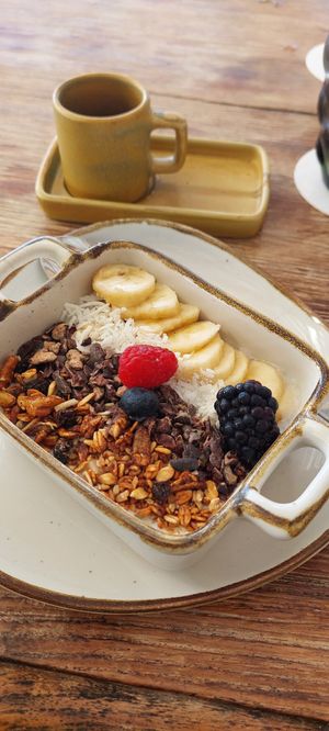 Oatmeal at The House of AïA in Playa Del Carmen