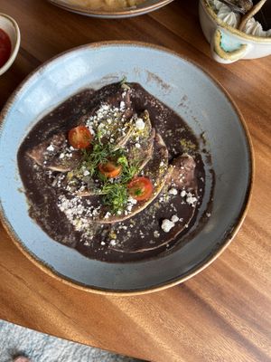 Enfrijoladas  at The House of AïA in Playa Del Carmen