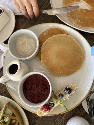 Pancakes  at The House of AïA in Playa Del Carmen