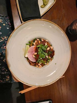 pad thai  at UME in Playa Del Carmen