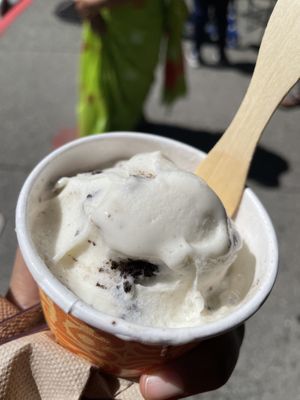 Cookies & cream  at Lappert's Ice Cream in Sausalito