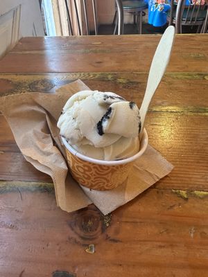 Cookies and cream   at Lappert's Ice Cream in Sausalito