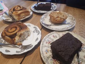 vegan cakes at Blue Bee in Darmstadt