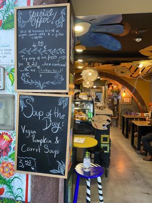 Vegan Soup of the Day #Veganuary at Art Food Corner in Funchal