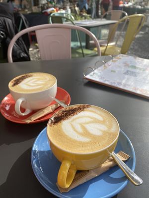 Cappuccino with oat milk  at Art Food Corner in Funchal