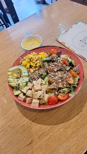 Vegan bowl, really tasty. at Art Food Corner in Funchal