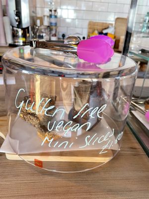 Some of the vegan treats at Shore. Coffee by the Coast in Felixstowe