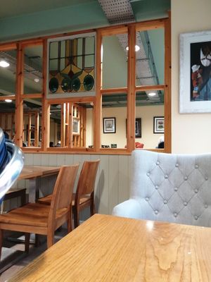 Inside at Jenno's Coffee House in Leicester