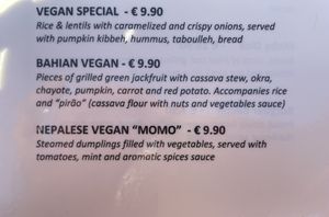 They also have veggie burgers! at Casa do Mar sem Fim in Sintra