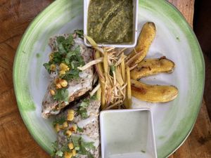 mexican burrito   at Yay Sustainable Restaurant Lodge in Magdalena