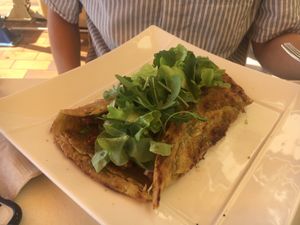 Crispy burrito at Loving Hut in Menton