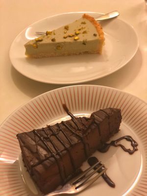 The chocolate one is the best ever!!! at Loving Hut in Menton