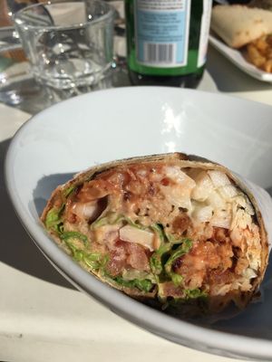 Vegan kebab  at Loving Hut in Menton