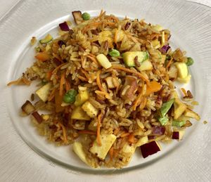 Rainbow Rice  at Loving Hut in Menton