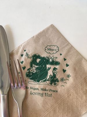 Cute  at Loving Hut in Menton