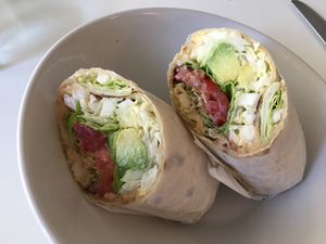 Tortilla  at Loving Hut in Menton