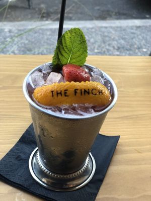 Strawberry Fields forever at The Finch in Santorini