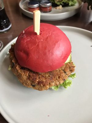 1001 nacht burger (lentils)  at Rothen-Burger in Rothenburg Ob Der Tauber