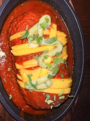 Vegan plant-based burrito  at Cuan Mor in Oban