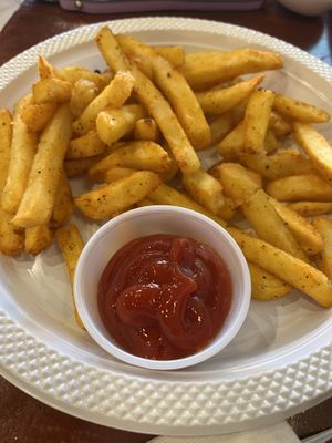 French fries  at House of Crepes in Rutherford