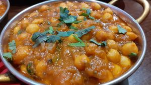 Chana Masala at Passage To India in Whitby