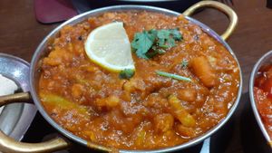 Vegetable Dhansak at Passage To India in Whitby