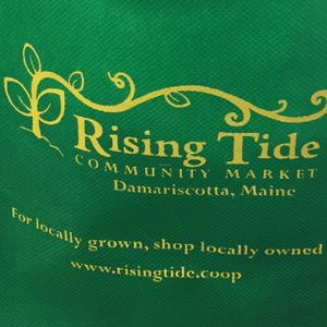 store bag at Rising Tide Community Market in Damariscotta