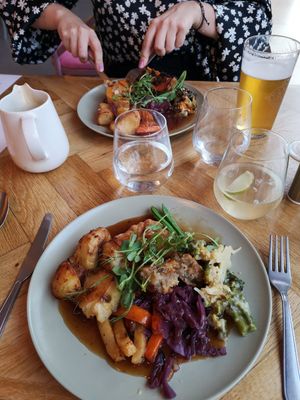 Sunday roast! at Meat is Dead in Leeds