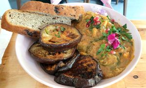 Iranian stew  at Meat is Dead in Leeds