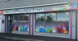 Outside at Simplicity in Cullybackey