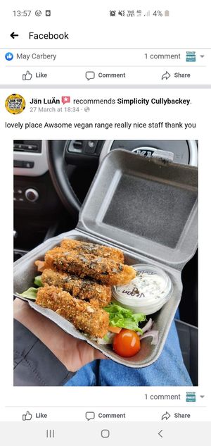 Tofish at Simplicity in Cullybackey