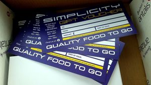 Gift vouchers available at Simplicity in Cullybackey