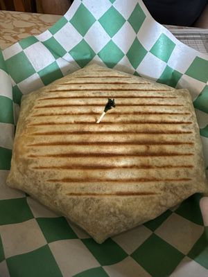 crunchwrap 😳  at L&L Libations in Bellingham