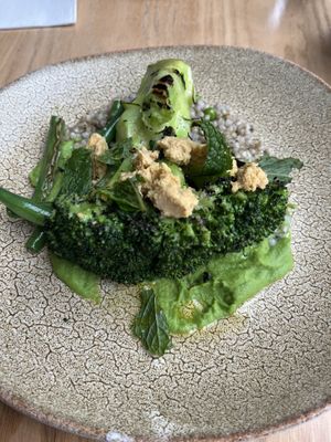 Broccoli main  at Two Grey - Cafe, Bar & Eatery in Wellington