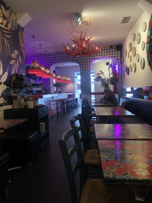 Inside  at La Rosa Negra in Madrid