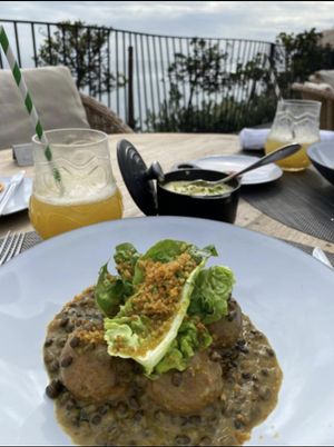 Meatballs at Avista Restaurant in Funchal