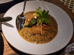 Veg meatballs at Avista Restaurant in Funchal