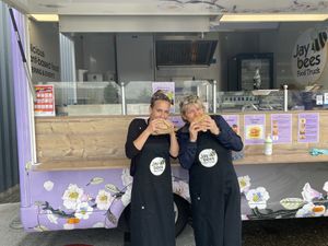 Fabienne & Jeanette  at Jaybees Food Truck in Zurich