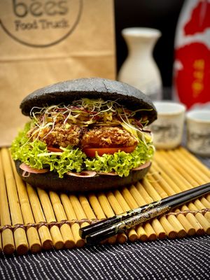 Katsu Burger  at Jaybees Food Truck in Zurich