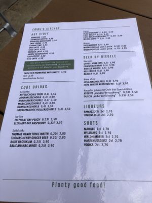 Drinks  at Emmi's Kitchen in Augsburg