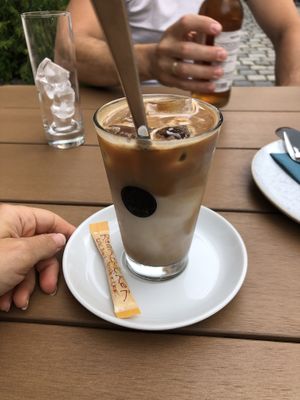 Iced latte  at Emmi's Kitchen in Augsburg