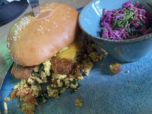 Oh my. This is a breakfast!!!  at Emmi's Kitchen in Augsburg