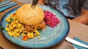 Breakfast Burger at Emmi's Kitchen in Augsburg