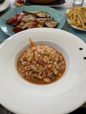 Risotto ohne Butter und Käse at Vrata O Grada in Trogir