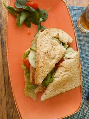 Vegan sandwich at Vrata O Grada in Trogir