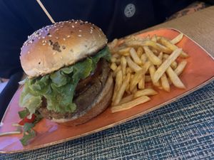 Vegetable burger vegan   at Vrata O Grada in Trogir